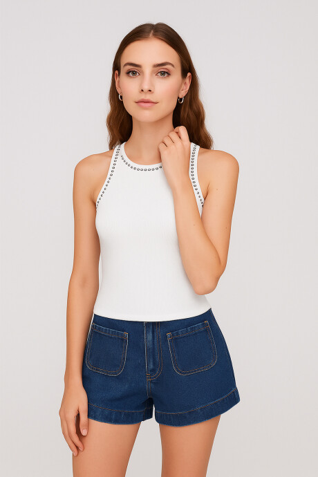Musculosa Begum Blanco