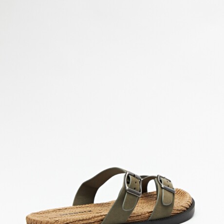 SANDALIA FOCUS Verde Oliva