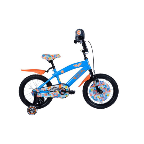 Bicicleta Mattel Hotwheels Rodado 16 Azul