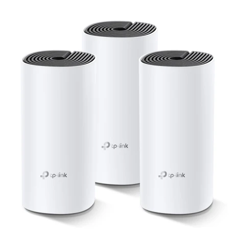 Tp-link - Deco M4 Pack X3. Router Mesh. Wifi Inteligente. Doble Banda. Hasta 100 Dispositivos. Redes 001