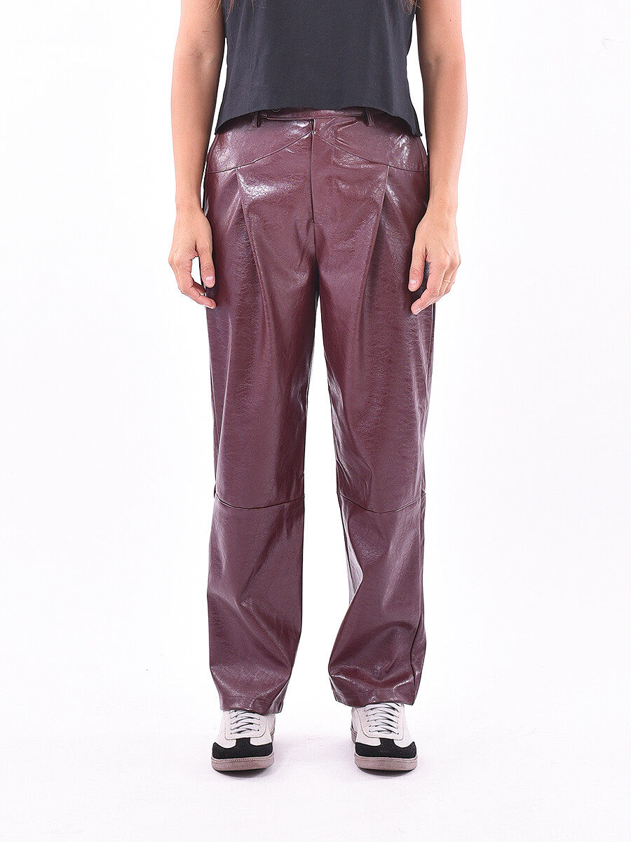 PANTALON NILO - BORDEAUX (V) 