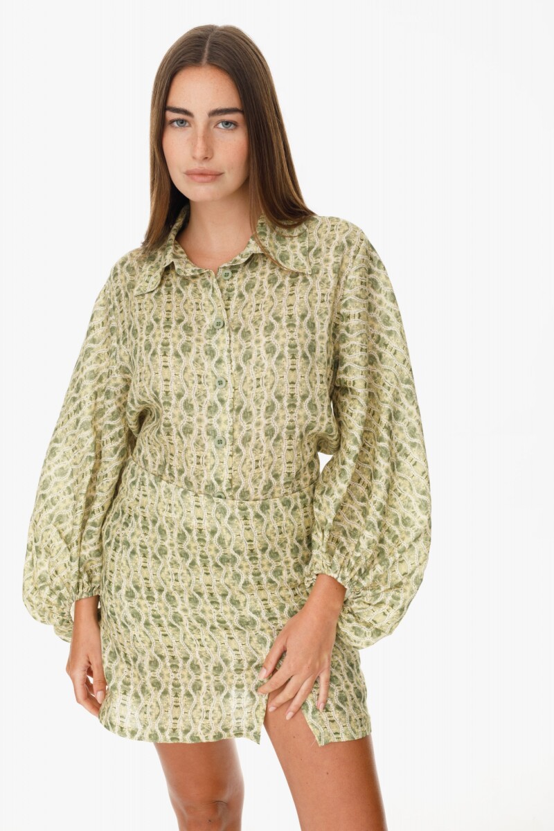 Camisa New Tero  Snake Verde