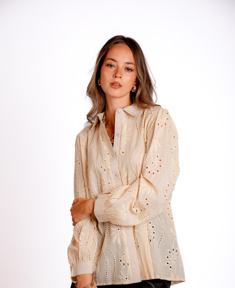 Camisa Francia beige