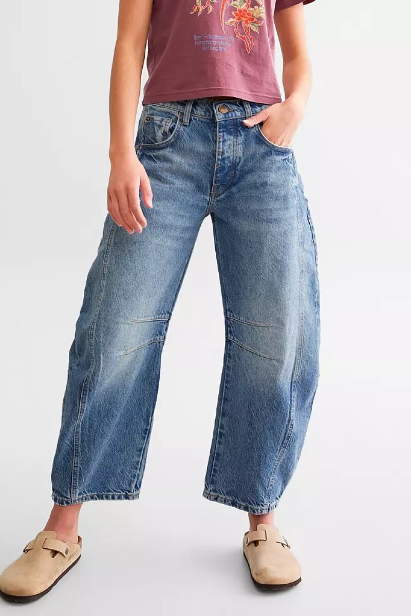 GOOD LUCK MID RISE B Azul