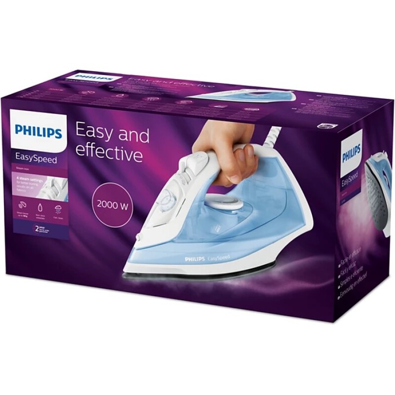 Plancha de Vapor Philips EasySpeed ​​GC1740/20 - Eficiencia y Potencia para tu Hogar Plancha de Vapor Philips EasySpeed ​​GC1740/20 - Eficiencia y Potencia para tu Hogar