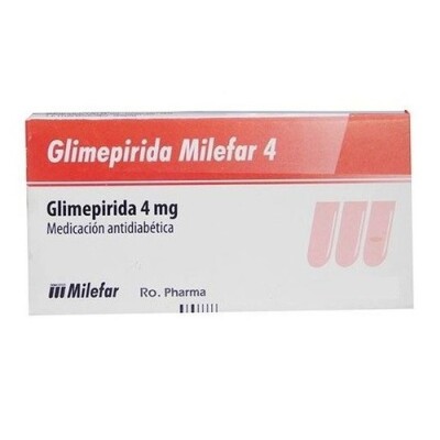 Glimepirida 4 Mg. 30 Comp. Glimepirida 4 Mg. 30 Comp.