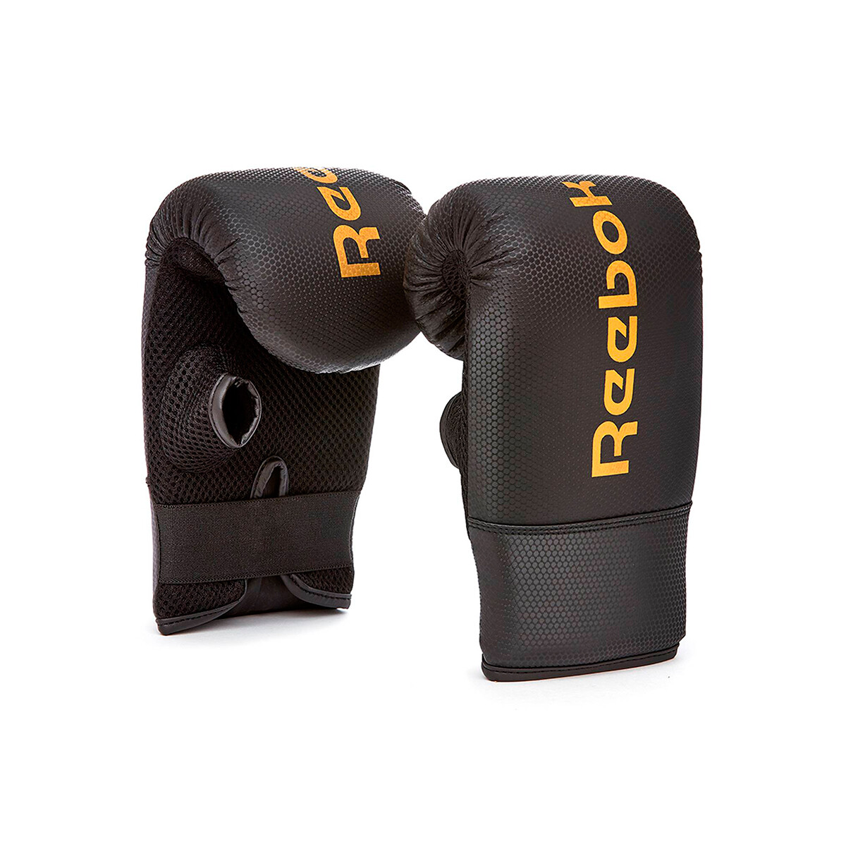 Guante De Boxeo 12 Oz Negro Con Dorado Reebok 