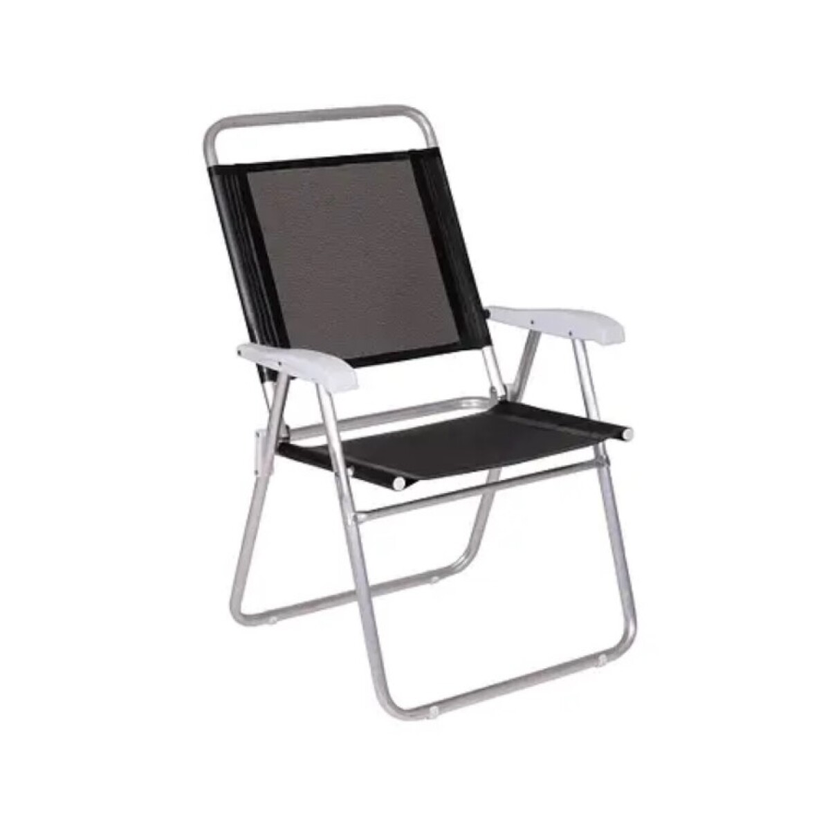 Silla Playera Mor Aluminio Master Plus Negra 