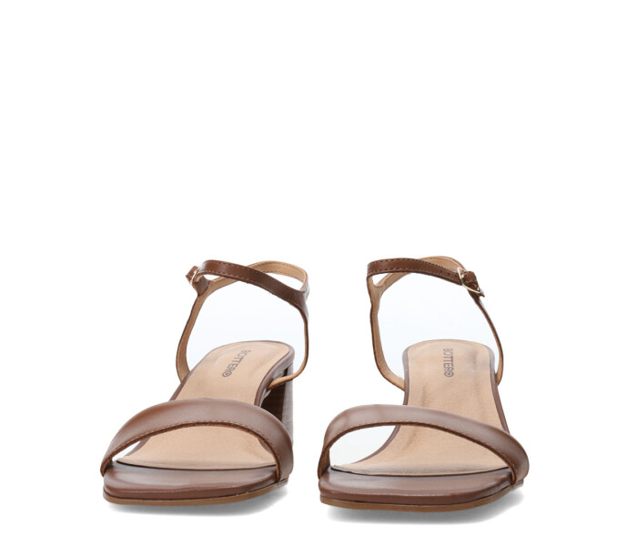 Sandalias de Mujer Bottero Taco Marrón Café