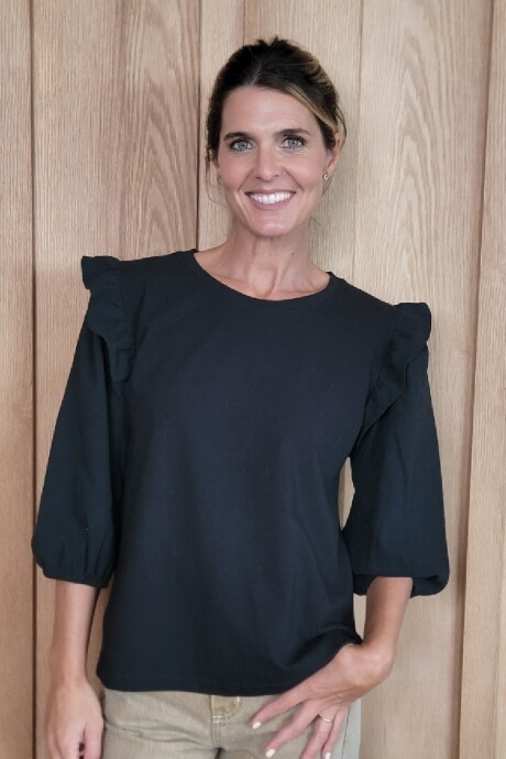 Remera Paloma Negro