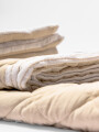 Cubrecama 2 Plazas King Microfibra Washed Beige