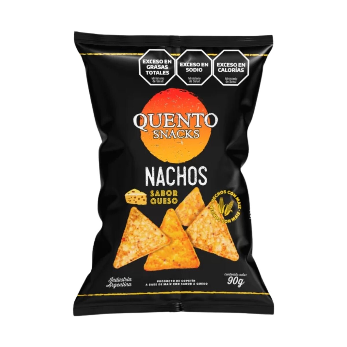 Snack Nachos Quento 90g Queso 