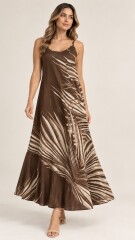 VESTIDO MAIRA MARRÓN