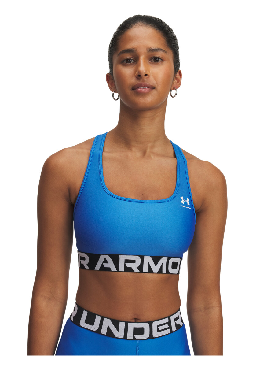 Top Deportivo Training Under Armour Branded de Mujer - 1383544-402 - Azul-blanco 