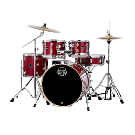 Batería Mapex Venus Ve5044ftcvm Winered Con Hardware Batería Mapex Venus Ve5044ftcvm Winered Con Hardware