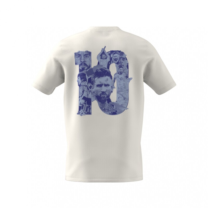 Remera adidas Messi Graphic White