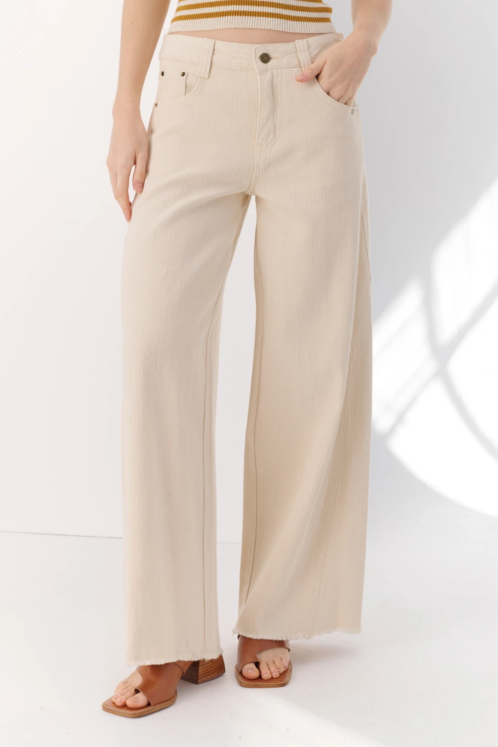 PANTALON COTTON natural 1