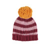Gorro de lana Piu Rosa y frambuesa