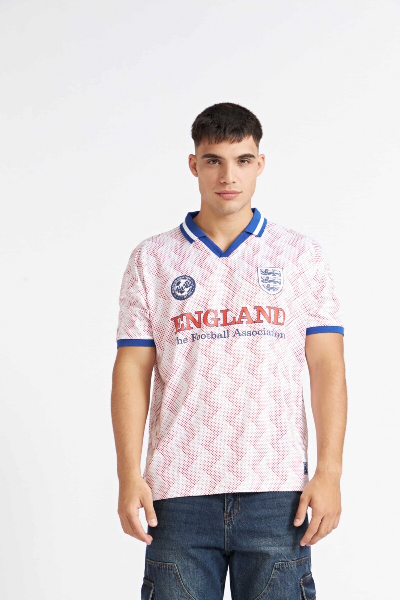 REMERA INGLATERRA - BLANCO 