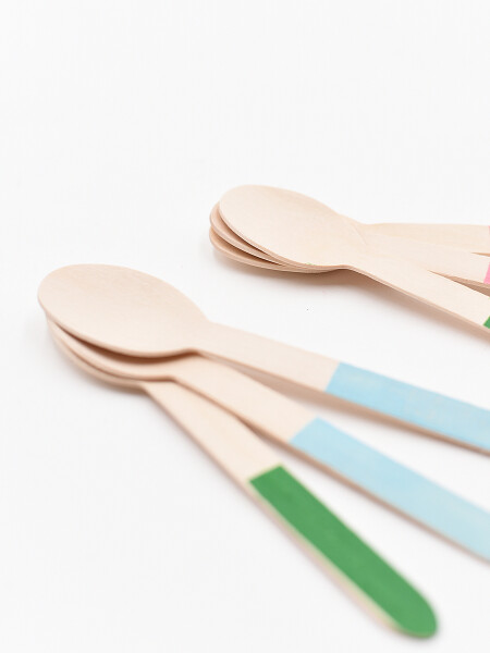 CUCHARA DE COLORES SET X 6 MULTICOLOR