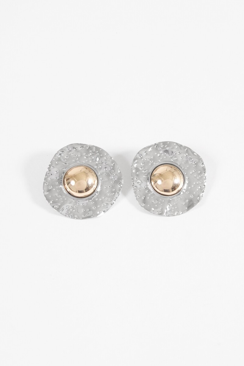 Caravanas texture círculo multicolor