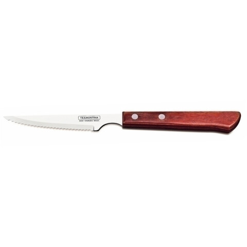 Cuchillo con mango largo, modelo CHURRASCO, 12 piezas -TRAMONTINA TN9210