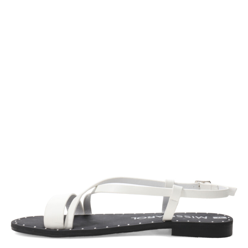 Sandalia de Mujer Miss Carol SOREL chata con tiras Blanco
