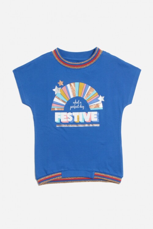 Remera Festive AZUL