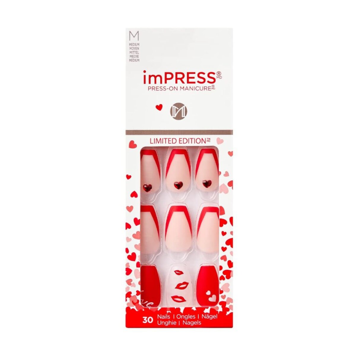 Uñas Impress Autoadhesivas Super precio! - Heart 