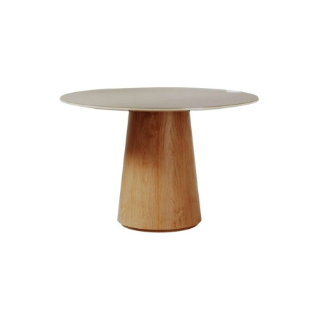 Mesa Desayunador Bistrio Li­nea Manhattan Vidrio - Blanco/Marron