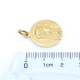 Medalla en oro 18k amarillo, con virgen. Diámetro 18mm Medalla en oro 18k amarillo, con virgen. Diámetro 18mm