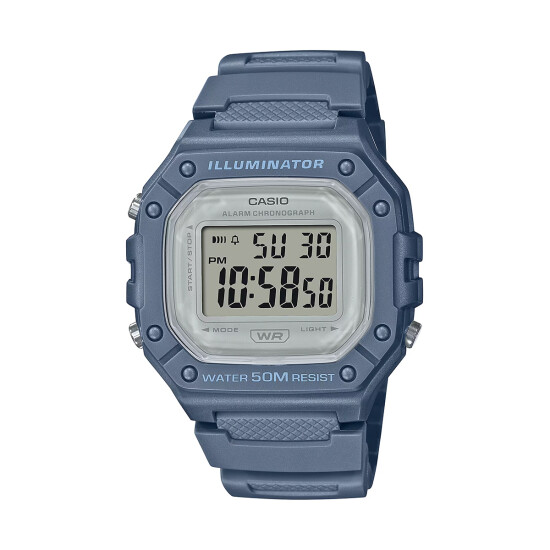 Reloj CASIO W218HC-2AVDF en Resina Azul Esfera 43mm 0