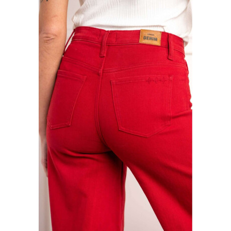 Jean Wide Rojo