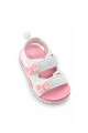 Sandalia para niñas con velcros Tiko BI263 Blanco