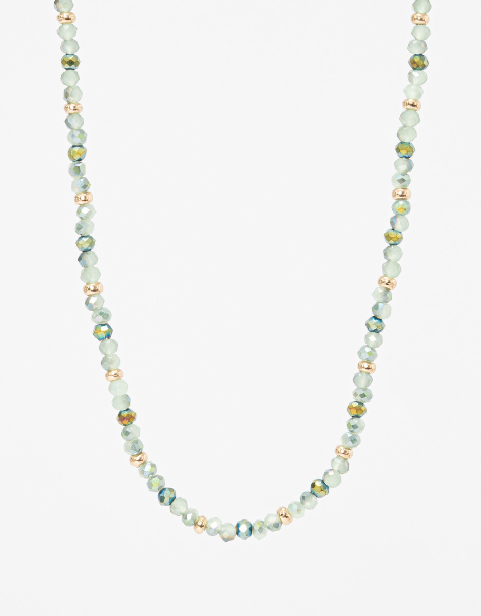 Collar De Beads Facetados 