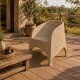 Sillón simil ratán BEIGE