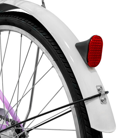 Bicicleta Paseo Expert Miami Dama Rodado 26 + Bolso + Parrilla Rosado