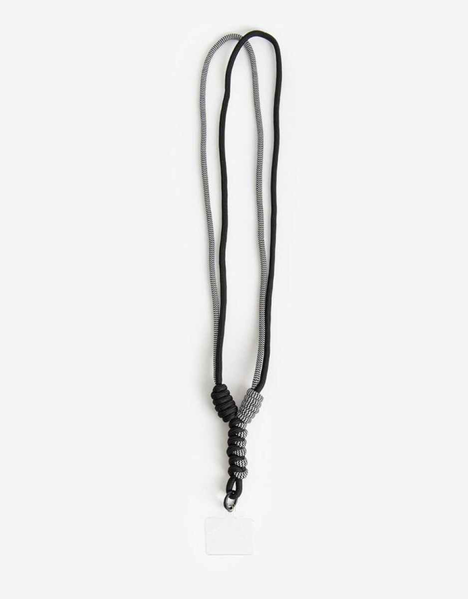 Llavero Y Bag Charm Maxi Soga - Combinacion Bicolor 
