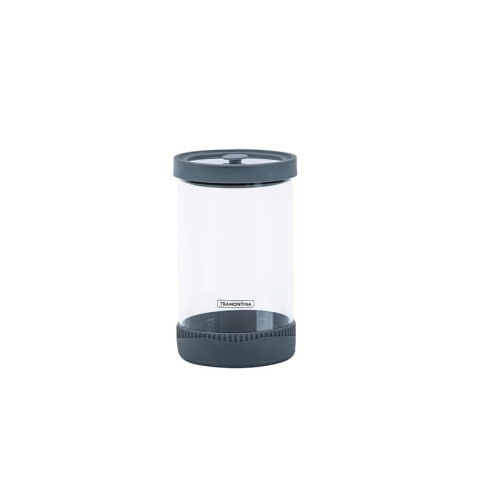 Recipiente vidrio hermético 1,0lt base y tapa silicona -TRAMONTINA TF0352