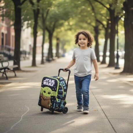 Mochila de Neopreno Infantil c/ruedas Star Wars