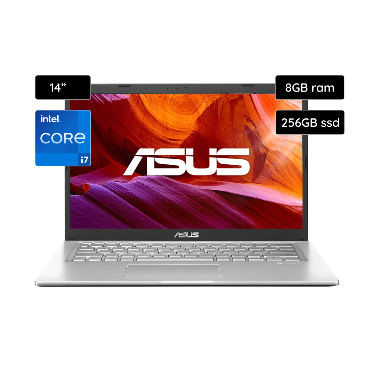 NOTEBOOK ASUS Laptop X415 X415JA-EB1693W SPA I7 8GB/256GB 14' Gris
