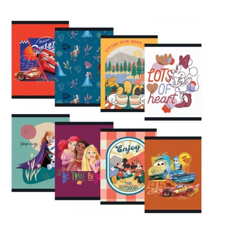 Cuaderno Licencias 48 Hojas Tapa Flexible Disney