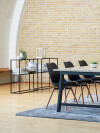 Mesa consola VIRUM 26x80 estante negro Mesa consola VIRUM 26x80 estante negro