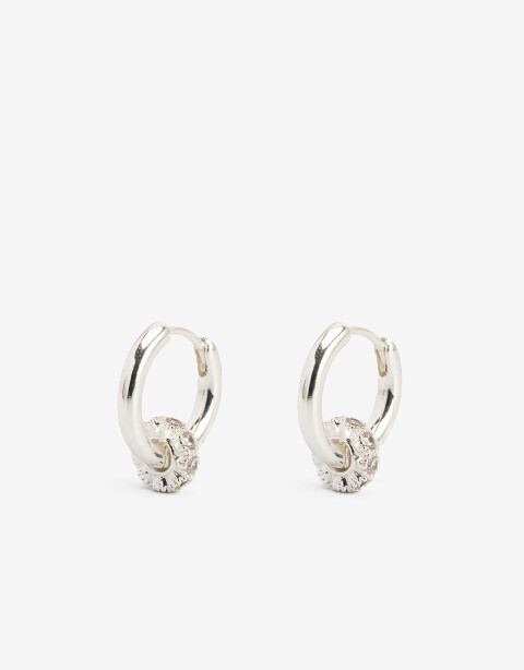 Aros Argollas Cubic zirconia Argollas Bañadas En Plata Cubic Zirconia - Plateado