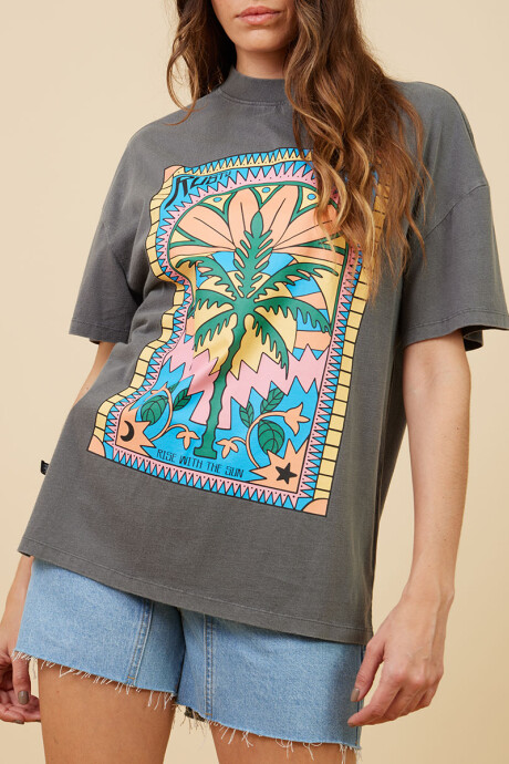 T-SHIRT DROMA RUSTY Gris