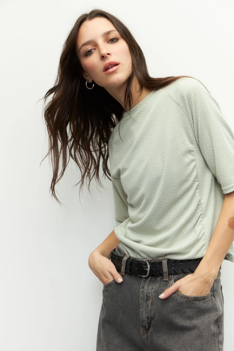 REMERA FRANCO Verde Menta