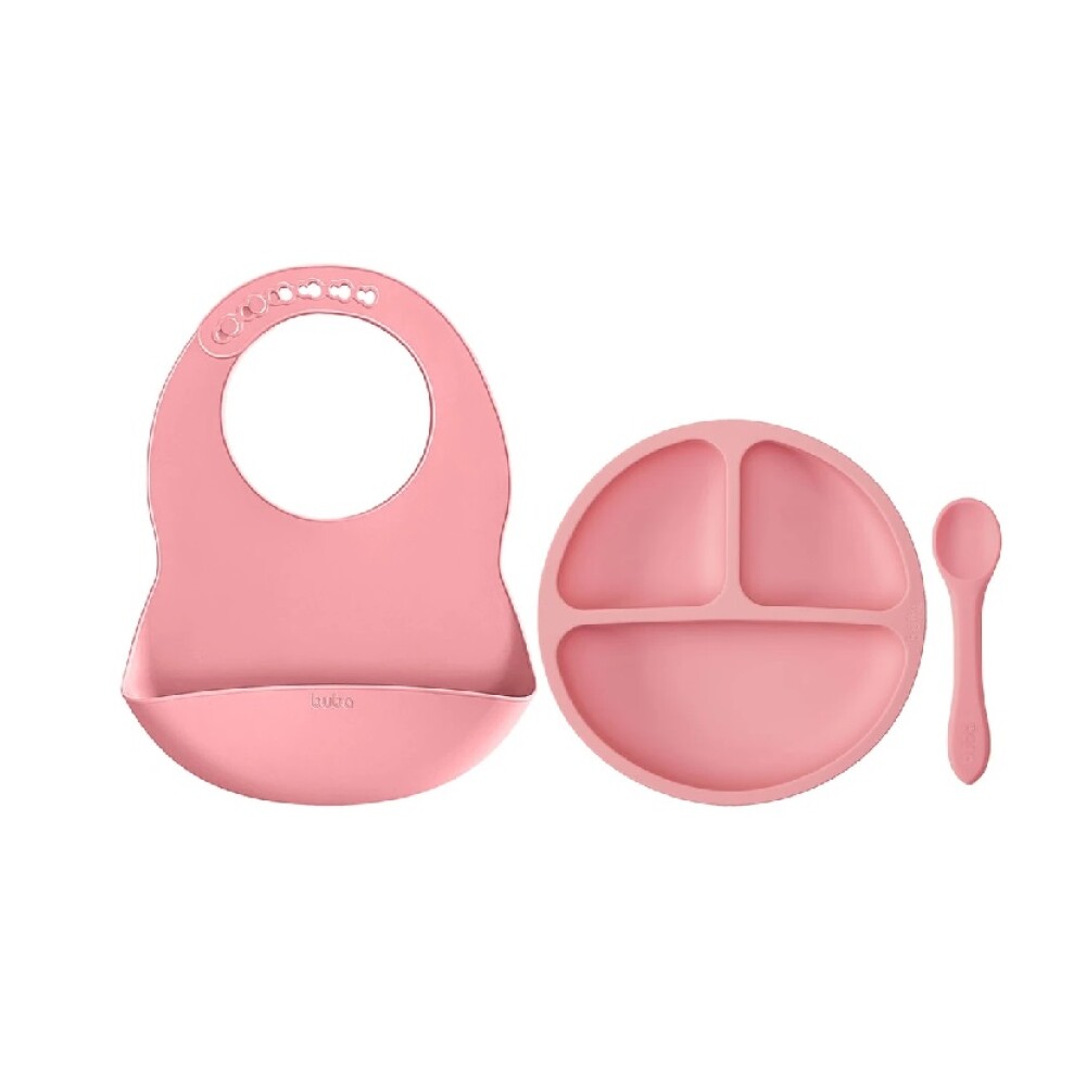 Set alimentacion BUBA rosa