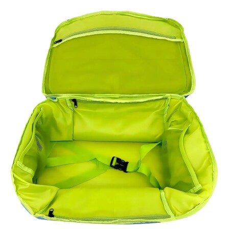 Mochila Trendy de viaje con sujetador de valija Celeste