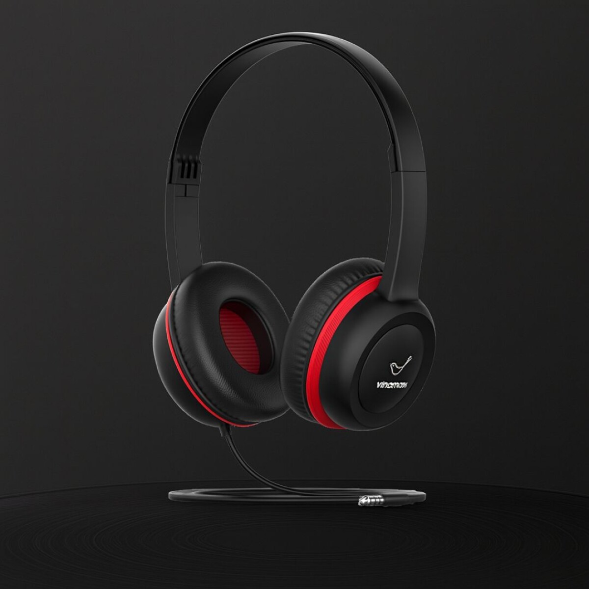 AURICULAR CON CABLE STEREO GORSUN A63 NEGRO 