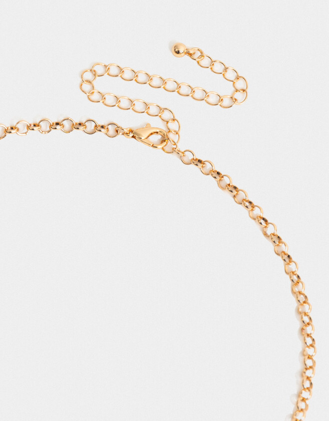 Collares Cortos Bañada en Oro Collar Corto Dijes Bañado En Oro - Dorado